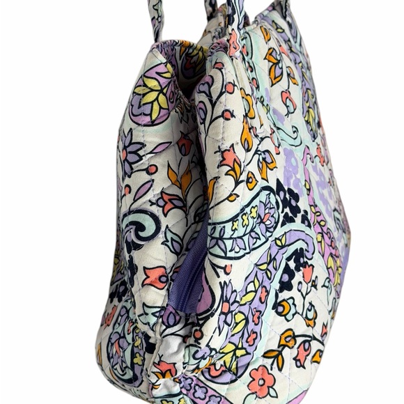 Vera Bradley Glenna Satchel Purse in Maddalena Paisley Soft Quilted Cotton - Picture 5 of 9